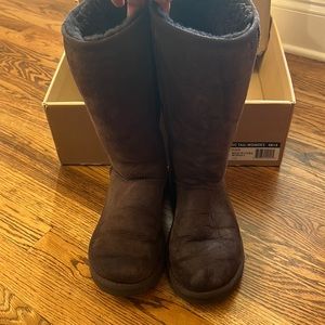 Womens chocolate brown Tall Ugg boots size 7